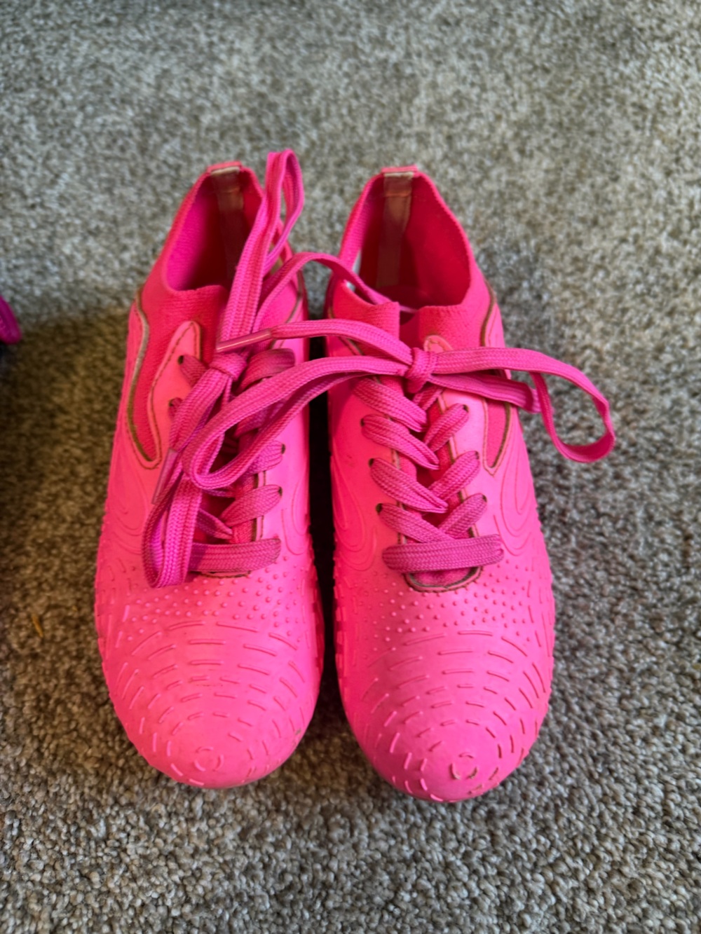 Hot Pink Cleats/Shin Gaurd Bundle